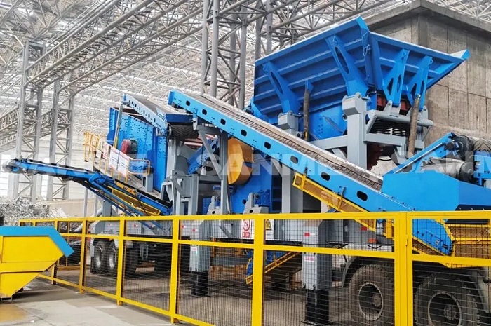 時(shí)產(chǎn)值近600萬！山美移動(dòng)式破碎篩分一體站助力江蘇高碳鉻鐵礦破碎項(xiàng)目建設(shè)