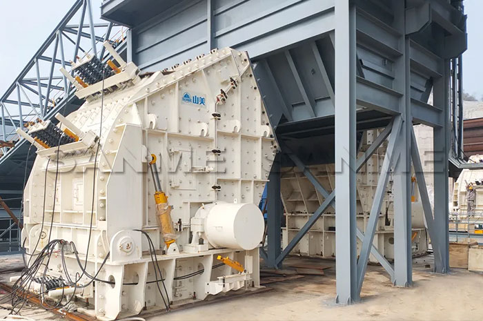 時產(chǎn)3600噸｜山美大型反擊式破碎機服務于江西骨料項目