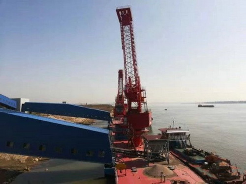 湖北一永久性砂石集并中心建成，總投資約2.5億元，年設計吞吐量360萬噸