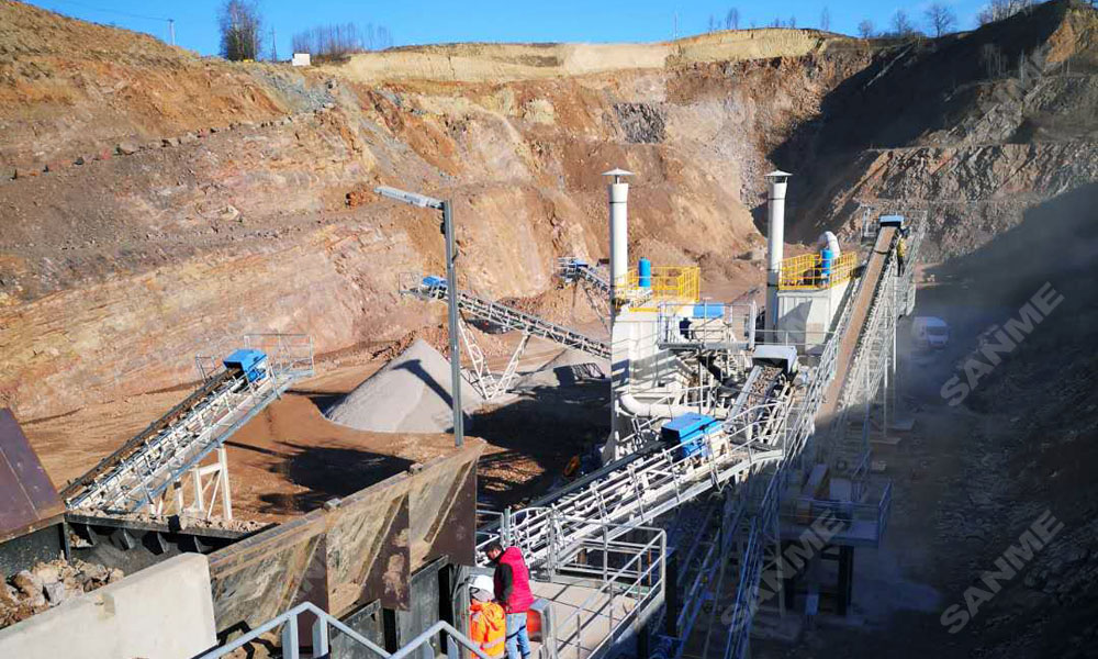 疫情擋不住中國產(chǎn)品走向歐洲 山美股份提供成套設(shè)備的骨料生產(chǎn)線調(diào)試投產(chǎn)，產(chǎn)量超預(yù)期！