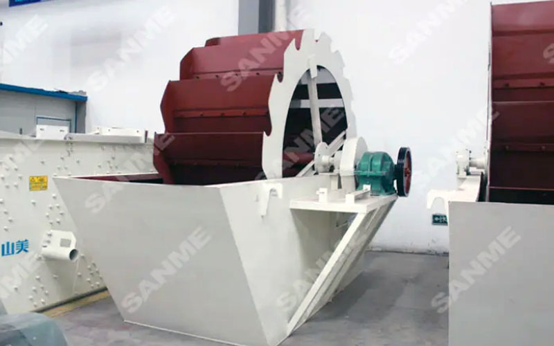 高效輪式洗砂機(jī)，洗凈度高，產(chǎn)量大！