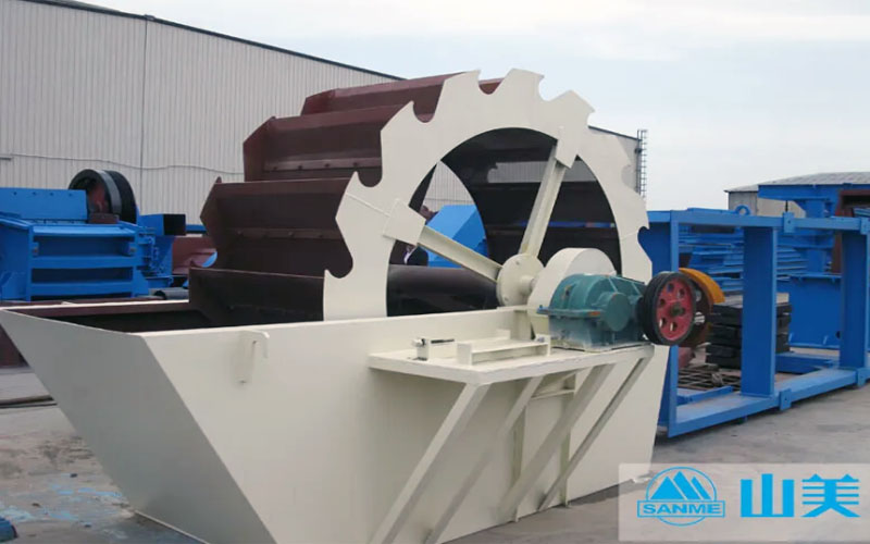 高效輪式洗砂機(jī)，洗凈度高，產(chǎn)量大！