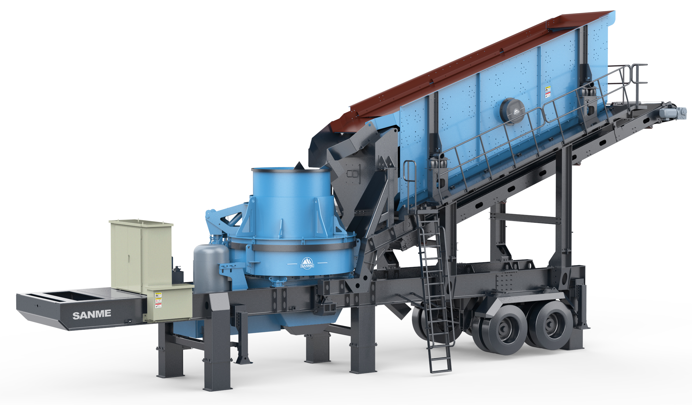 輪胎式移動破碎站多少錢一套？