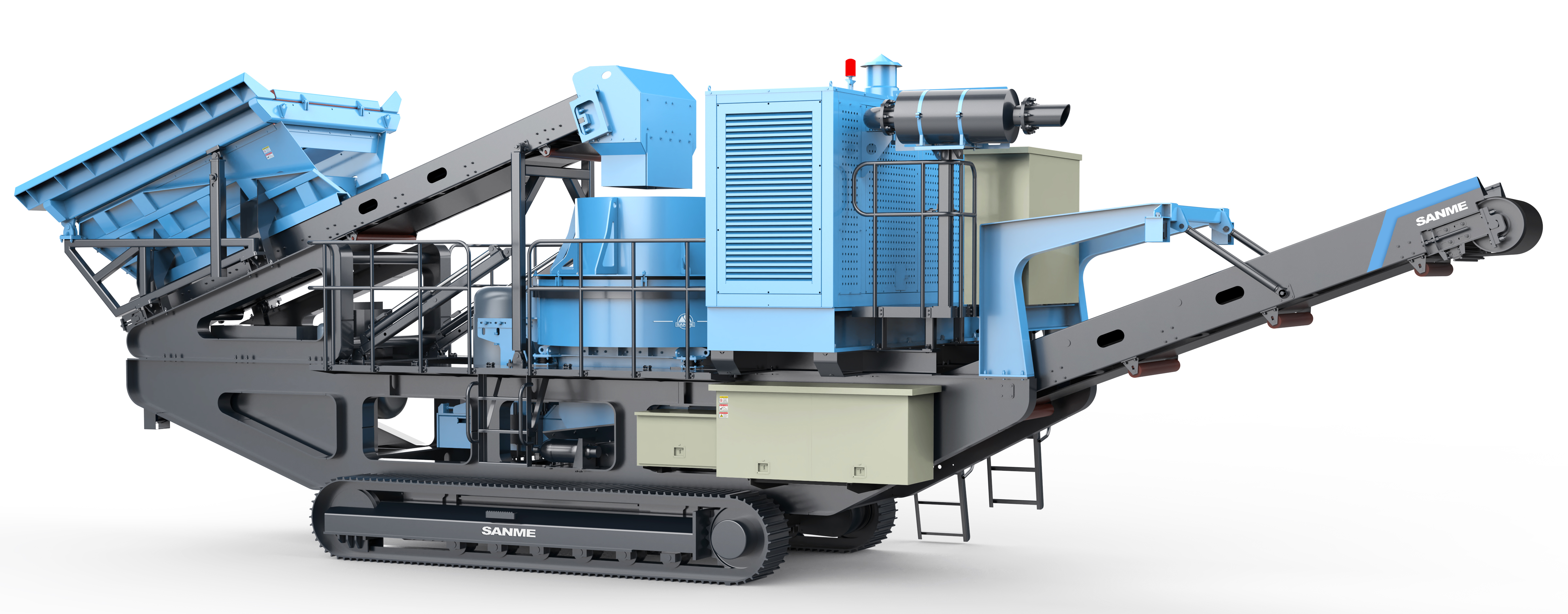 履帶式移動破碎站5種驅(qū)動方式怎么選？