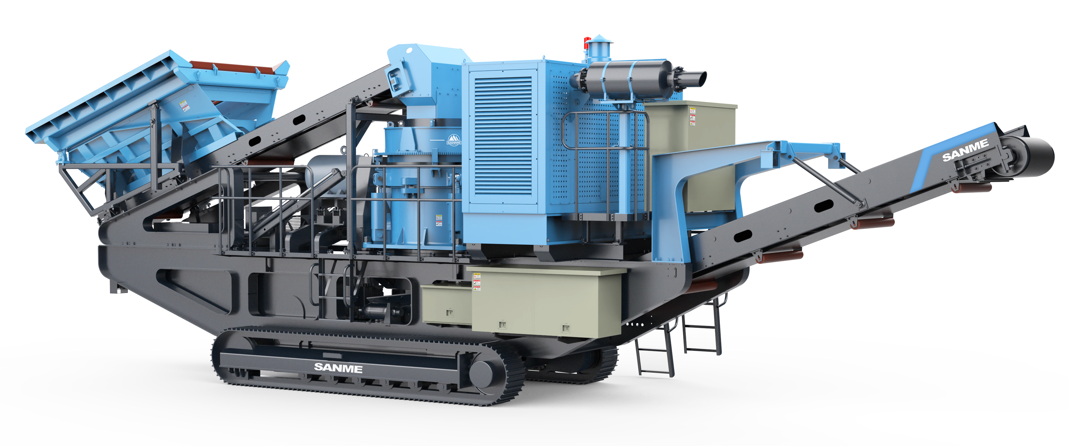 履帶式移動破碎站5種驅(qū)動方式怎么選？