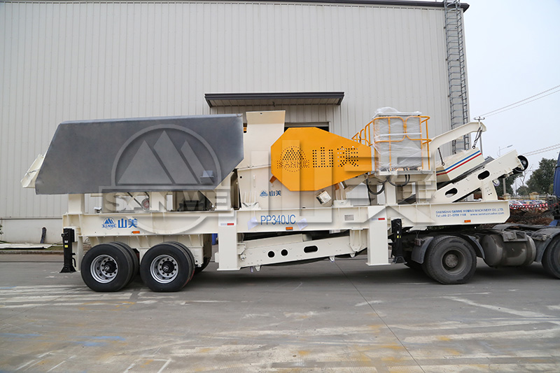 為什么說顎式移動破碎機，破碎大理石，碎料效果更好