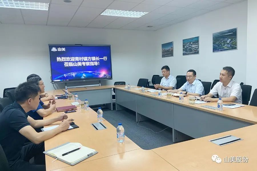 上海市奉賢區(qū)青村鎮(zhèn)黨委副書記、鎮(zhèn)長方偉一行蒞臨上海山美股份考察調(diào)研