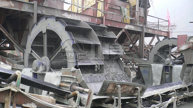 輪式洗砂機在大型骨料生產(chǎn)線中的作用有哪些？