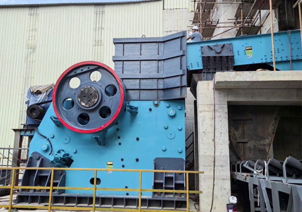 再創(chuàng)佳績！上海山美股份JC771超1800噸/小時(shí)大型顎破成功應(yīng)用于柳州祥云建材技改項(xiàng)目